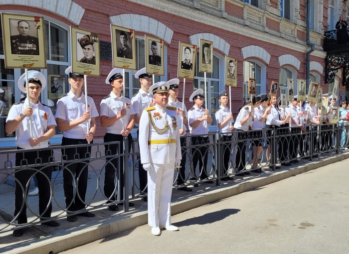 Парадный марш курсантов КИМРТ в честь Дня Победы